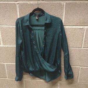 Elegant Teal Women's Top